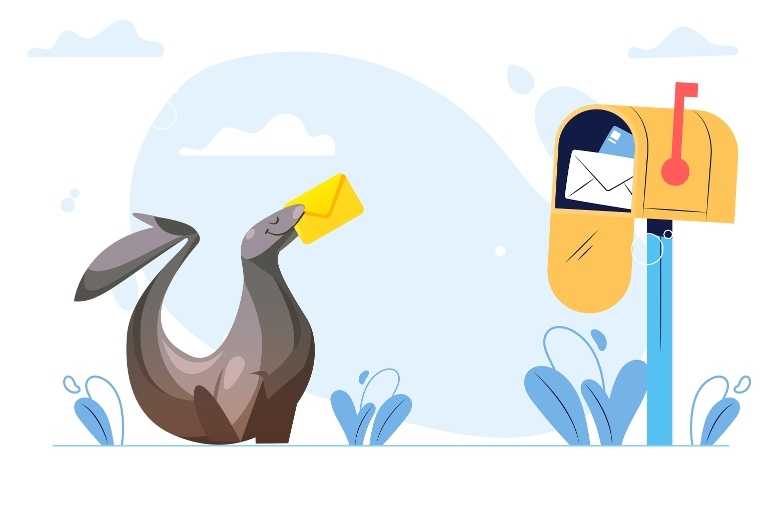 post seal carrying letter